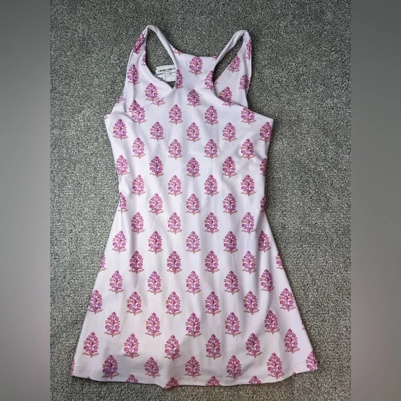 Women’s Pink Floral Women's Casual Active Dress - NEW- Large - Picture 3 of 6